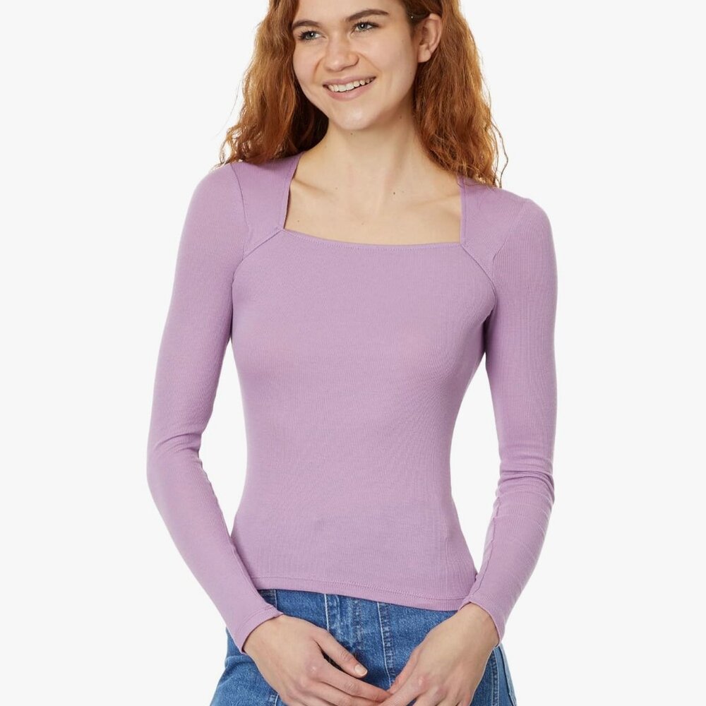 Madewell Square Neck Knit Top